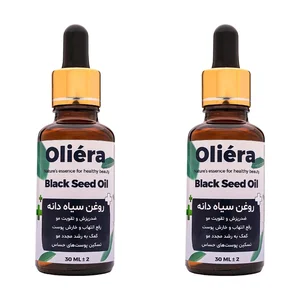 روغن سیاهدانه اُلیئرا مدل +A حجم 30 میلی لیتر بسته 2 عددی