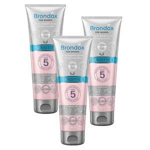 کرم موبر براندوکس مدل Depilatory-W با حجم 100 میلی لیتر مجموعه 3 عددی