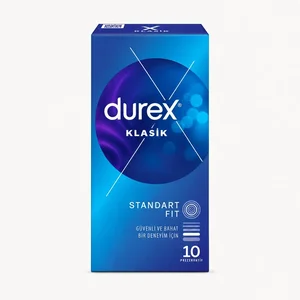 کاندوم دورکس مدل Klasik سایز استاندارد بسته 10 عددی