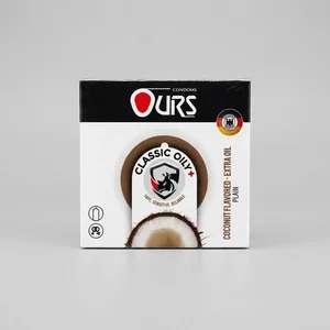 کاندوم اورز ضخامت نازک، مدل Classic Oily لاتکس طبیعی، ضدحساسیت، سایز استاندارد، بسته 3 عددی
