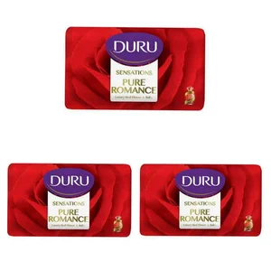 صابون شستشو دورو مدل Pure romance تحت لیسانس وزن125 گرم مجموعه 3 عددی