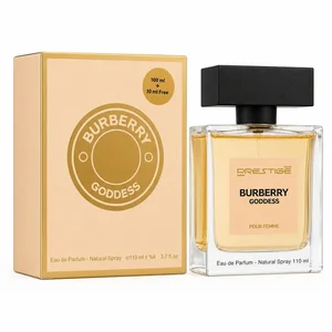 ادوپرفیوم زنانه نیو پرستیژ کالر مدل Burberry Goddess با رایحه شیرین و معطر حجم 110 میلی‌لیتر