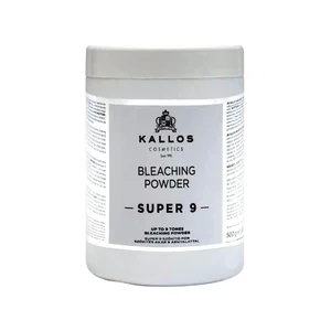 پودر دکلره کالوس مدل SUPER 9 وزن 550 گرم با میزان روشن‌کنندگی پایه 9 تا 10 و رنگ سفید