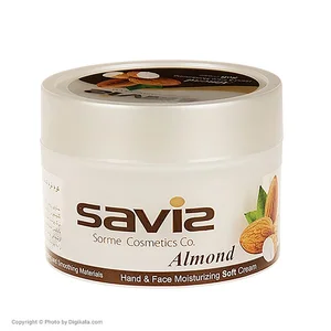 کرم مرطوب کننده ساویز مدل Almond وزن 180 گرم