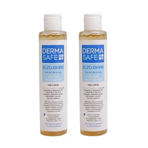 شامپو تقویت کننده و ترمیم کننده مو درماسیف مدل ECZO DERM حجم 200 میلی لیتر مجموعه 2 عددی