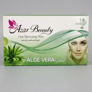 موم موبر گرم آذر بیوتی مدل Aloe Vera وزن 500 گرم