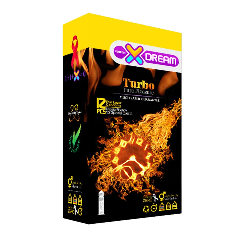 کاندوم ایکس دریم مدل Turbo بسته 12 عددی - تصویر 4