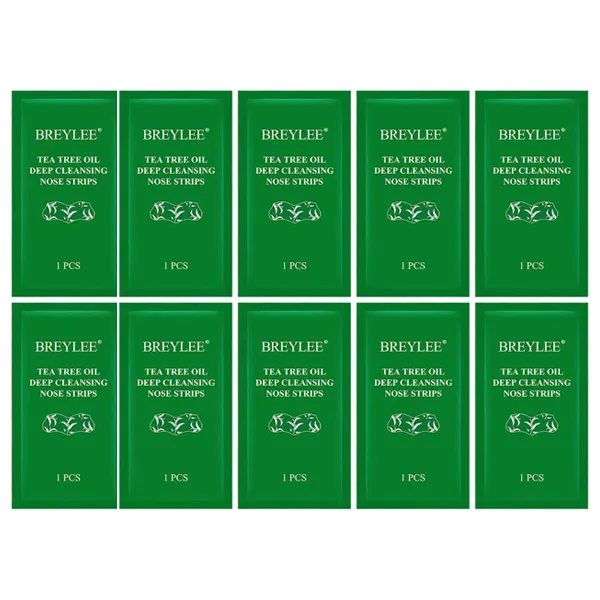چسب‌ پاک کننده بینی بریلی مدل Tea Tree مجموعه 10 عددی
