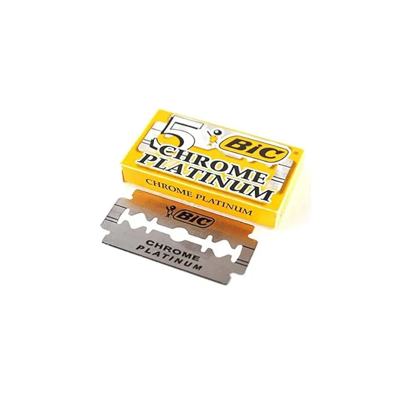 تیغ یدک بیک مدل Platinum Chromium Double Edge مجموعه 3 عددی - تصویر 4