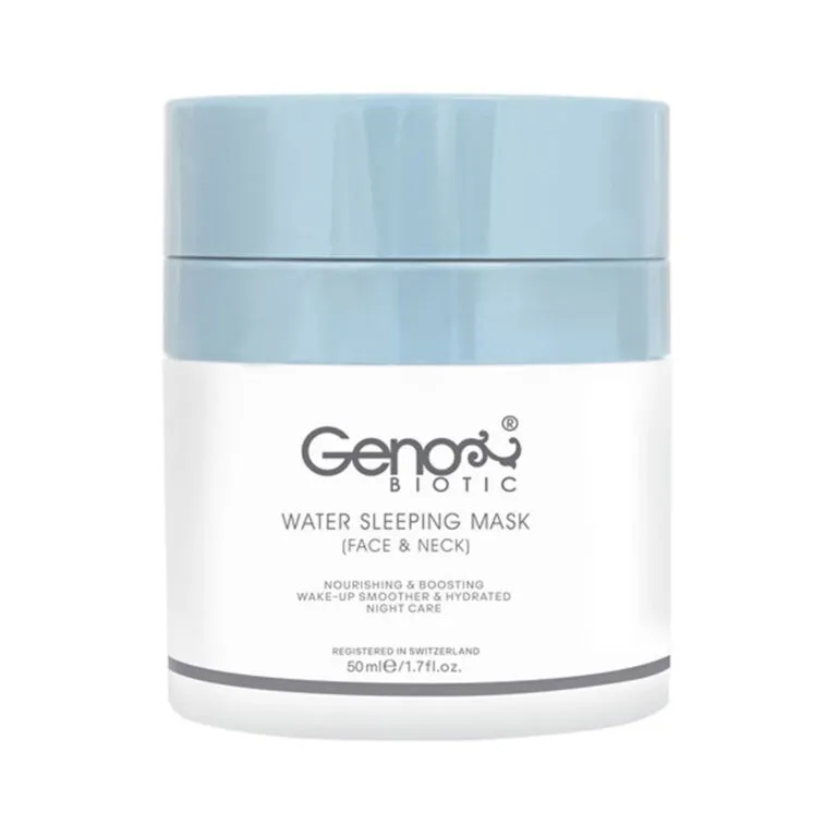 ماسک صورت ژنوبایوتیک مدل 01 حجم 50 میلیلیتر آبرسان، جوانکننده و ضد چروک مناسب انواع پوست با عصاره طبیعی برای خانمها و آقایان