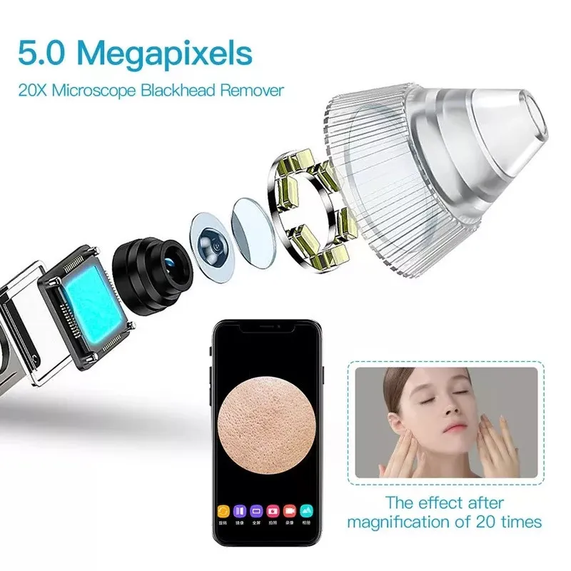 دستگاه پاکسازی صورت سری دوربینی مدل E5 - تصویر 4