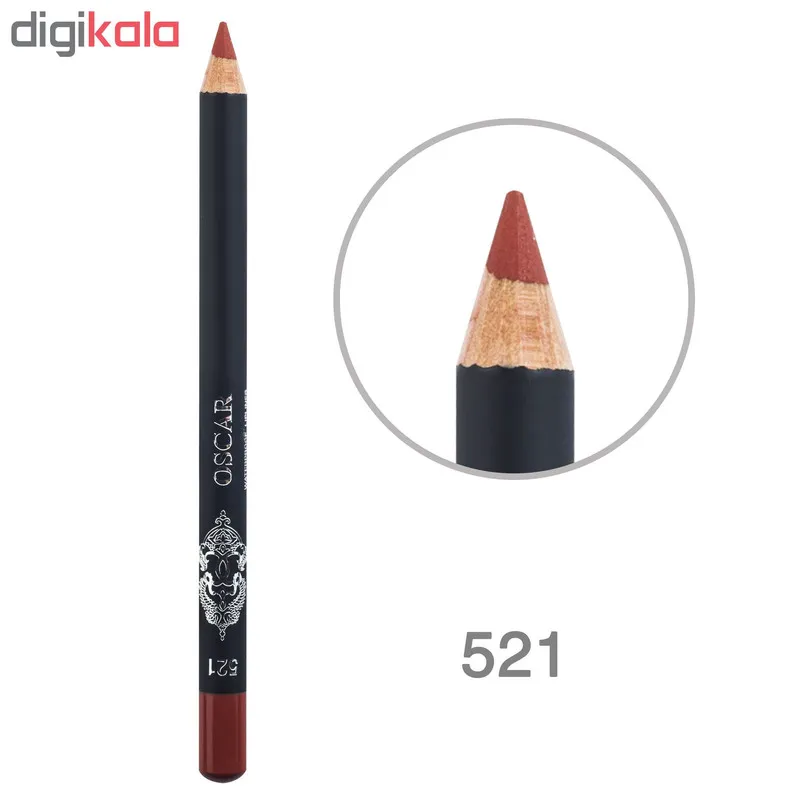 مداد لب اسکار مدل Waterproof Lipliner شماره 521 - تصویر 2