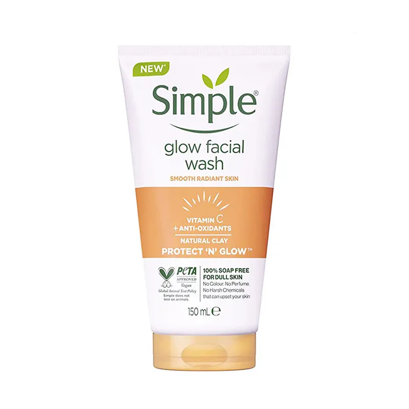 ژل پاک کننده آرایش صورت سیمپل مدل  Glow حجم 150 میلی لیتر - تصویر 2