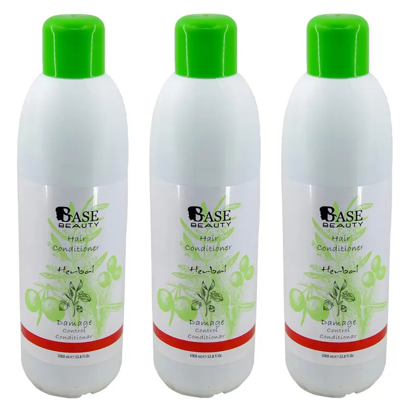 نرم کننده مو بیس بیوتی مدل Herbal2 حجم 1000 میلی لیتر مجموعه 3 عددی