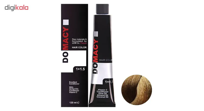 رنگ مو دوماسی سری طلایی شماره 6.3 حجم 120 میلی لیتر رنگ بلوند طالایی تیره - تصویر 2