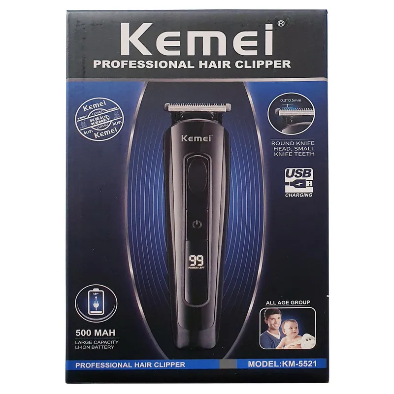 ماشین اصلاح موی صورت کیمی مدل KM-5521 - تصویر 4