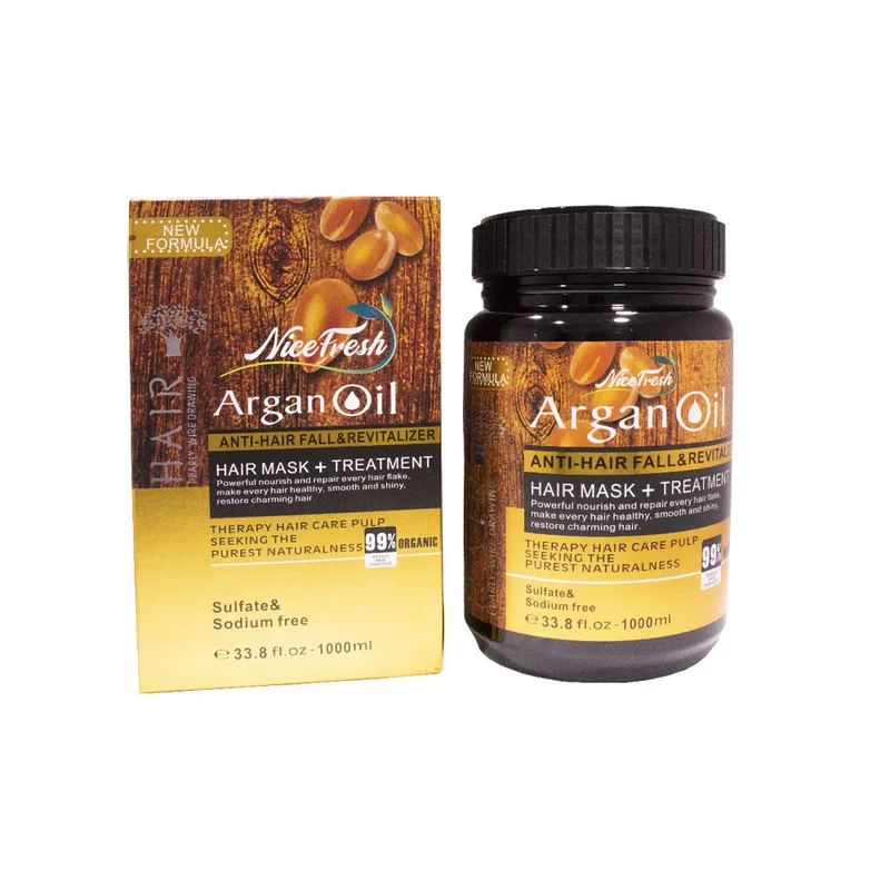ماسک مو نایس فرش مدل argan oil حجم 1000 میلی لیتر - تصویر 2