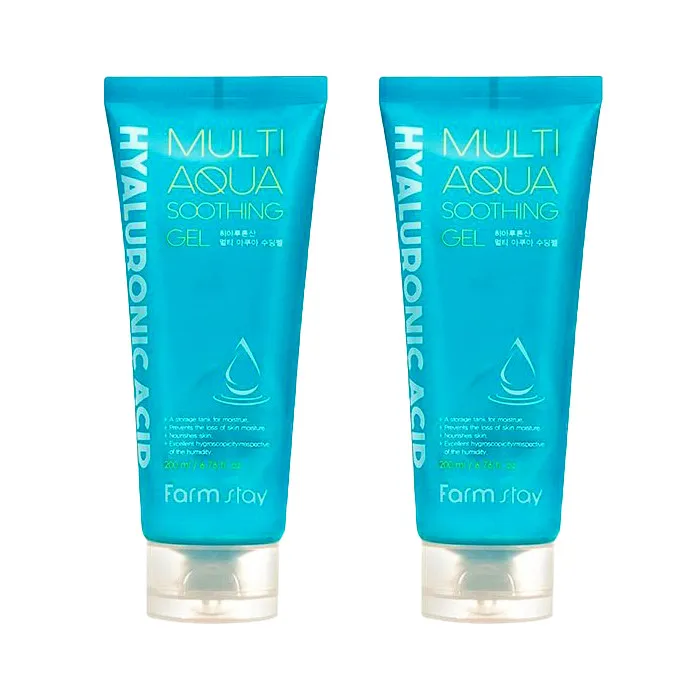 ژل آبرسان فارم استی مدل hyaluronic acid multi aqua حجم 200 میلی لیتر - تصویر 2