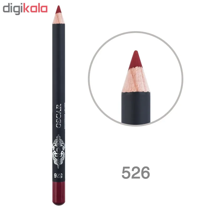 مداد لب اسکار مدل Waterproof Lipliner شماره 526 - تصویر 2