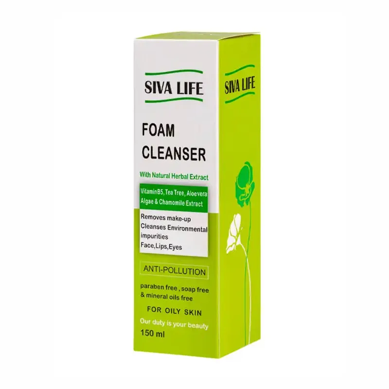 فوم شستشو صورت سیوا لایف مدل Herbal-O حجم 150 میلی لیتر - تصویر 2