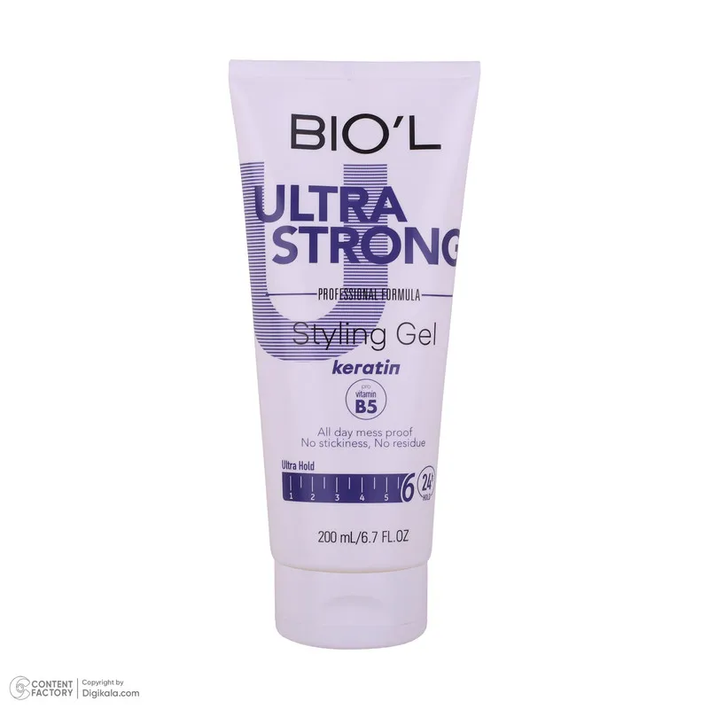 ژل حالت دهنده مو بیول مدل ULTRA STRONG حجم 200 میلی لیتر - تصویر 2