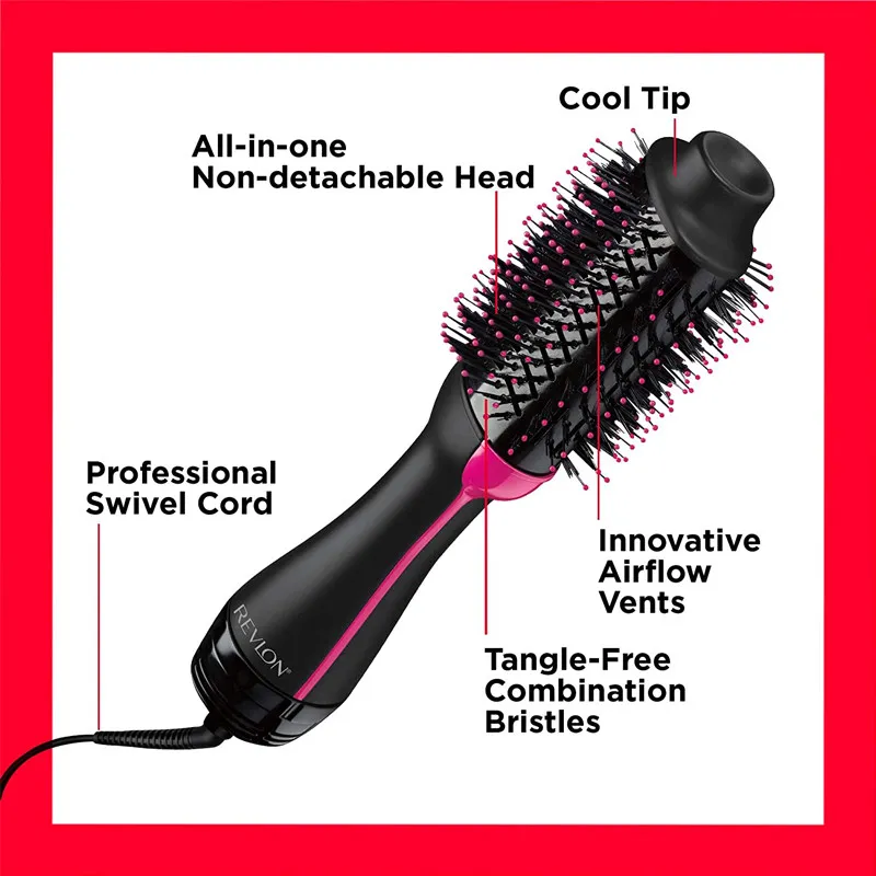 سشوار برس دار حالت دهنده رولون مدل ONE-STEP Volumiser - تصویر 6