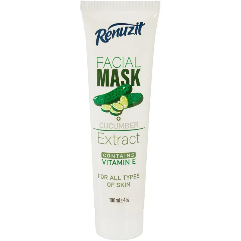 ماسک صورت رینو زیت مدل Black Mask حجم 100 میلی لیتر به همراه ماسک صورت مدل خیار حجم 100 میلی لیتر - تصویر 2