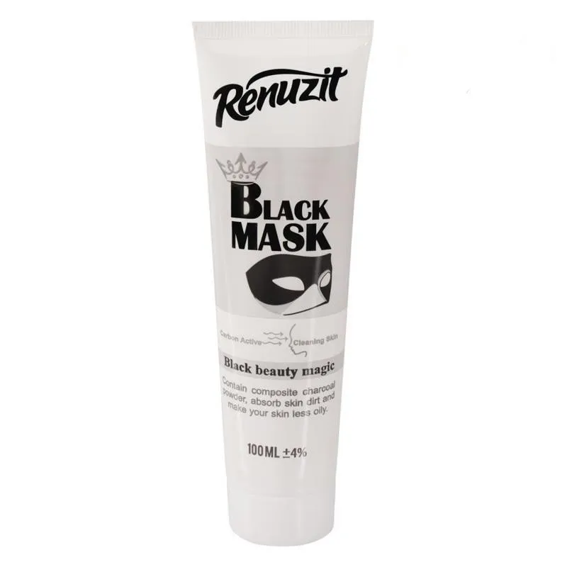 ماسک صورت رینو زیت مدل Black Mask حجم 100 میلی لیتر به همراه ماسک صورت مدل خیار حجم 100 میلی لیتر - تصویر 3