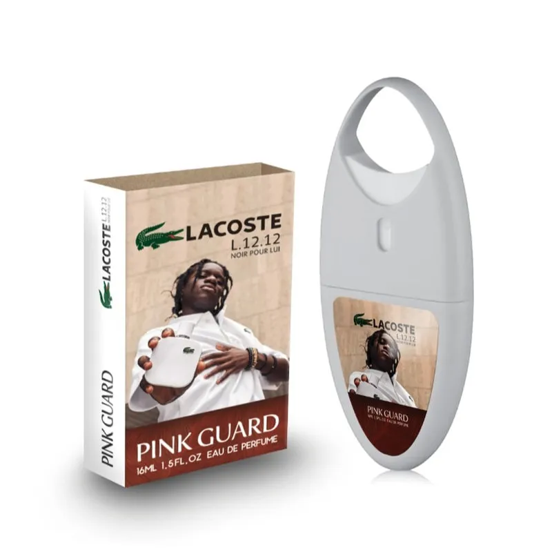 عطر جیبی مردانه پینک گارد مدل Lacoste L.12.12 Blanc حجم 16 میلی لیتر - تصویر 2