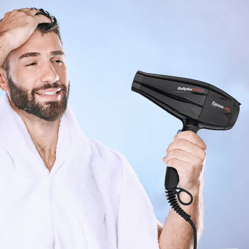سشوار خانگی 2600 وات بابیلیس پرو مدل BAB6990IE، موتور AC، وزن 555 گرم، دارای سری متمرکزکننده باریک، متمرکزکننده پهن با ویژگی صافکنندگی، حجمدهندگی، با قابلیت باد سرد - تصویر 3