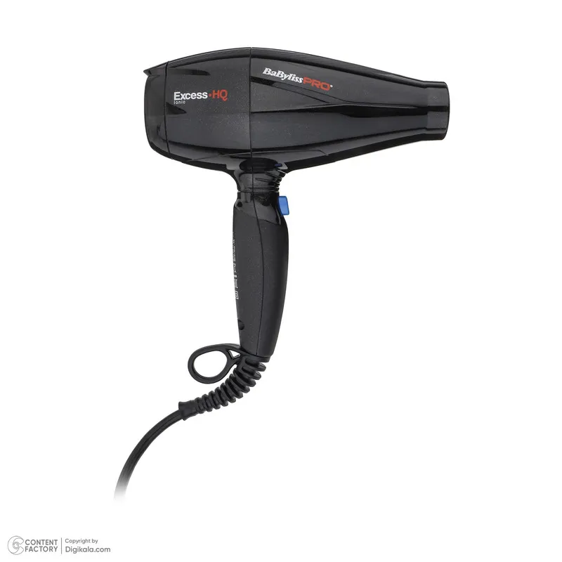 سشوار خانگی 2600 وات بابیلیس پرو مدل BAB6990IE، موتور AC، وزن 555 گرم، دارای سری متمرکزکننده باریک، متمرکزکننده پهن با ویژگی صافکنندگی، حجمدهندگی، با قابلیت باد سرد - تصویر 6