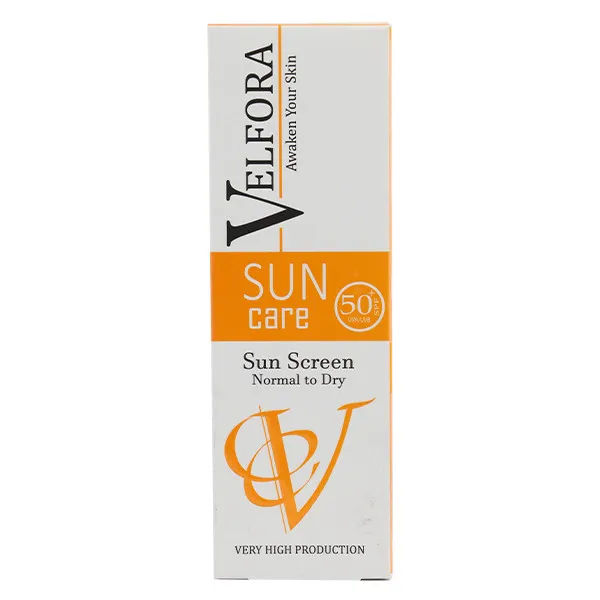 کرم ضد آفتاب بی رنگ ولفورا spf50 مدل 02 مناسب پوست های خشک و معمولی وزن 40 گرم - تصویر 3