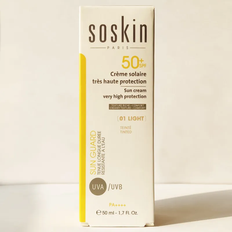 کرم ضد آفتاب رنگی سسکین مدل +SPF50 مناسب پوست های معمولی حجم 50 میلی لیتر - تصویر 2