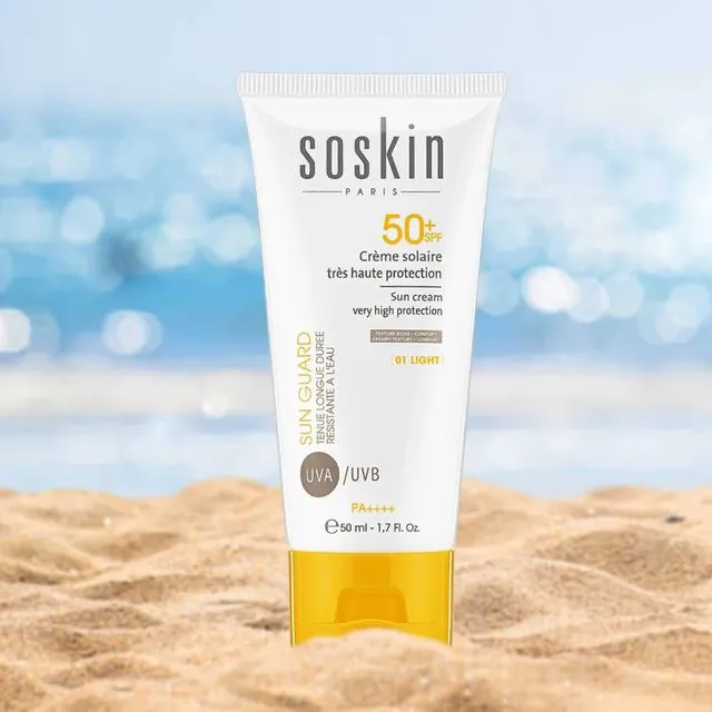 کرم ضد آفتاب رنگی سسکین مدل +SPF50 مناسب پوست های معمولی حجم 50 میلی لیتر - تصویر 6