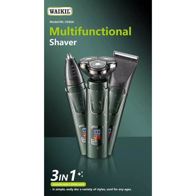 ماشین اصلاح موی سر و صورت وایکیل مدل WL-5560B - تصویر 2
