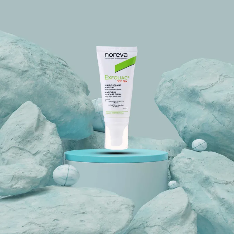 فلوئید ضد آفتاب بی رنگ نوروا SPF50 مدل اکسفولیاک مناسب پوست های چرب حجم 40 میلی لیتر - تصویر 6