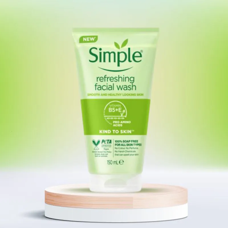 ژل شست‌وشوی صورت سیمپل مدل kind to skin حجم 150 میلی‌لیتر - تصویر 3
