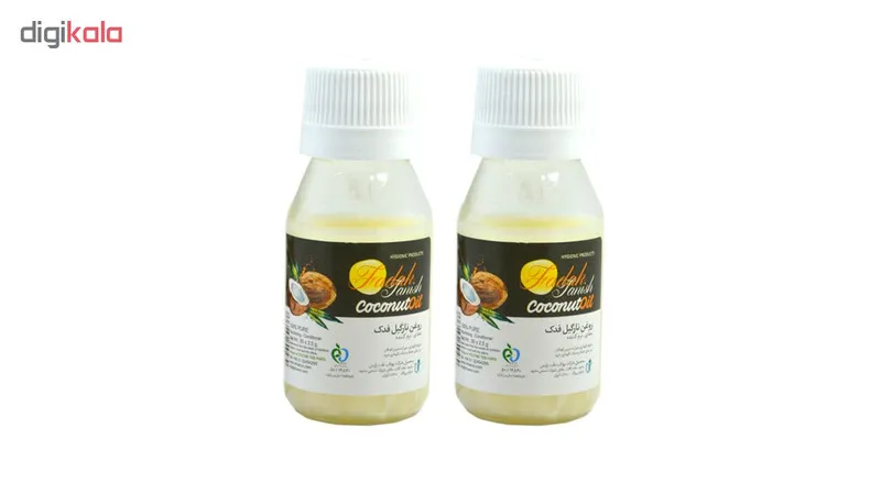 روغن نارگیل فدک مدل coconut oil حجم 50 میلی لیتر مجموعه 2 عددی - تصویر 3
