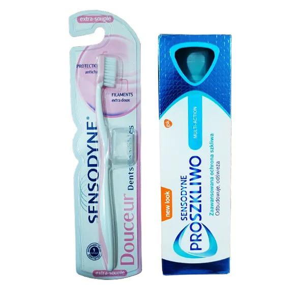 خمیر دندان سنسوداین مدل MULTI ACTION حجم 75 میلی لیتر به همراه مسواک سنسوداین مدل sensitive با برس نرم - تصویر 2
