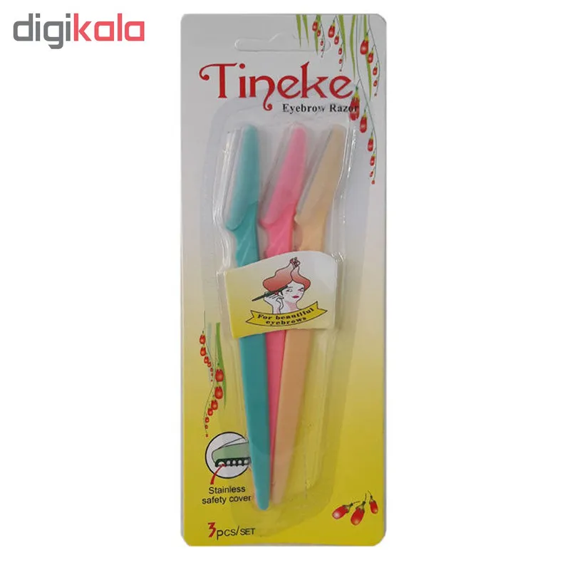 تیغ اصلاح ابرو تینکل کد 006 بسته 3 عددی - تصویر 2