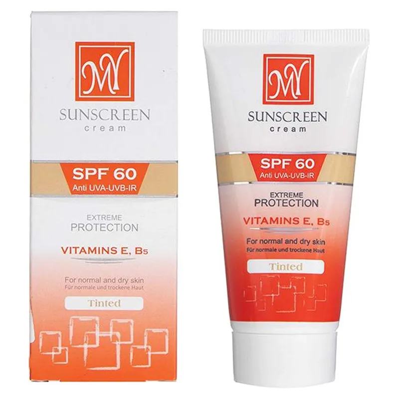 کرم ضد آفتاب رنگی مای SPF60 مدل اکستریم کد 60 مناسب پوست های نرمال و خشک حجم 50 میلی لیتر مجموعه 2 عددی - تصویر 2