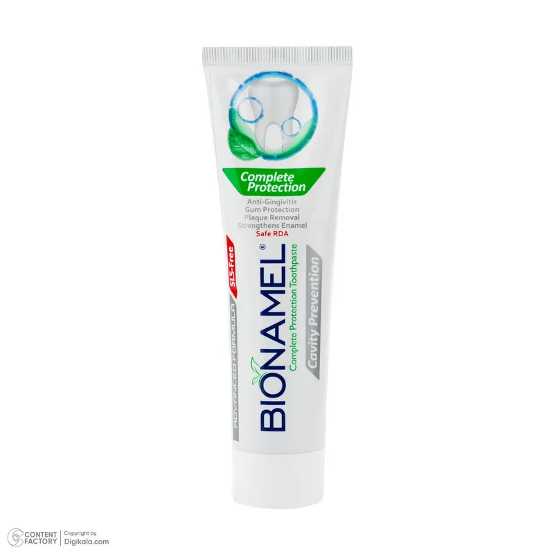 خمیر دندان محافظت از مینای دندان بایونمل مدل Complete Protection با طعم نعناع وزن 130 گرم - تصویر 4
