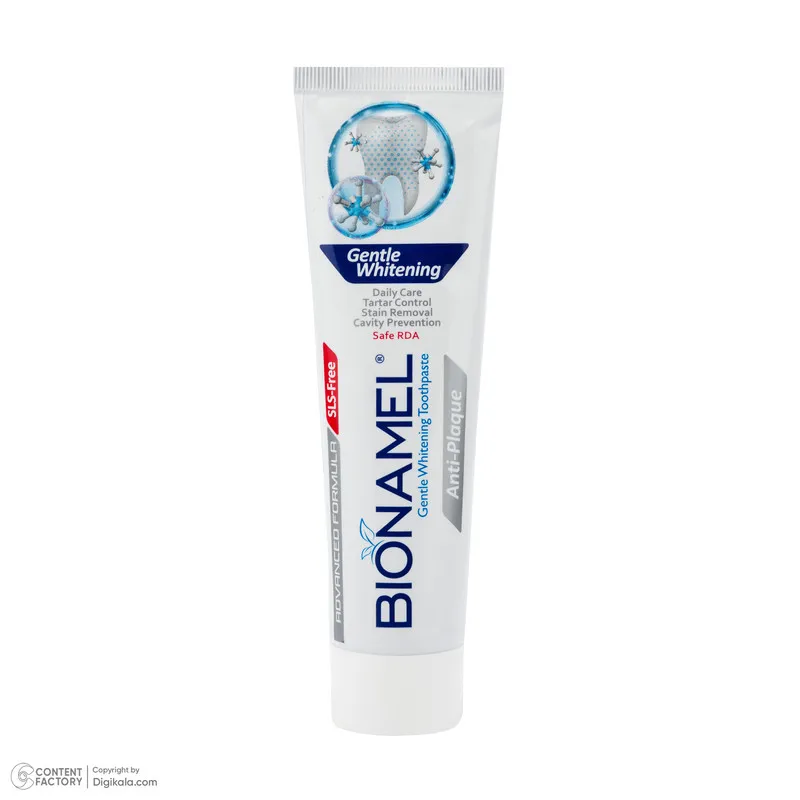 خمیر دندان سفید کننده بایونمل مدل Gentle Whitening با طعم نعناع وزن 130 گرم - تصویر 4