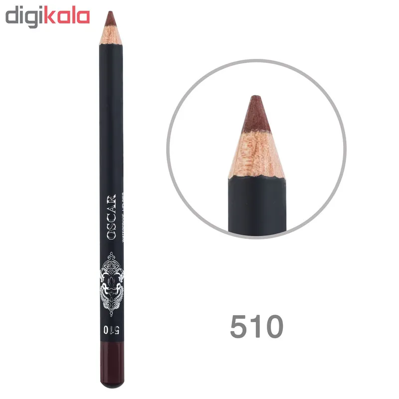 مداد لب اسکار مدل Waterproof Lipliner شماره 510 - تصویر 2