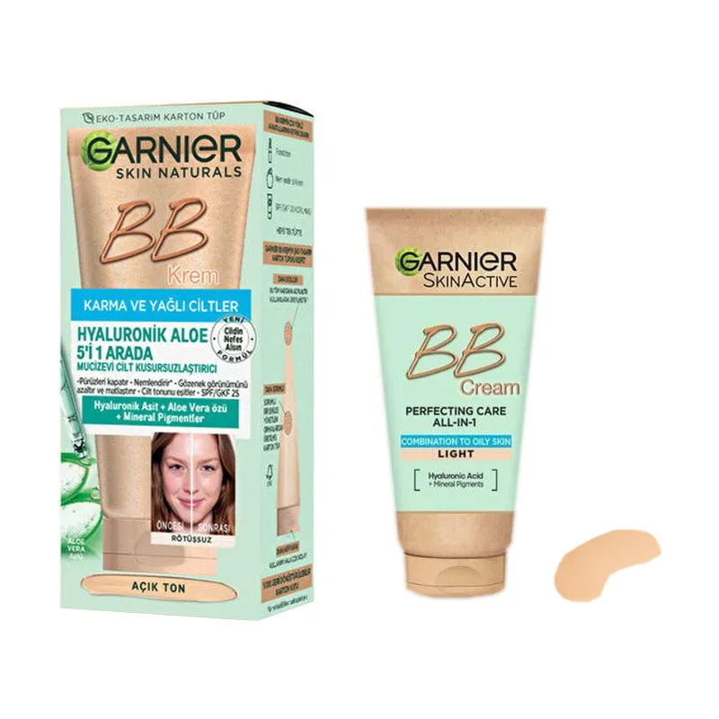 کرم پودر BB گارنیه مدل Hyaluronic Aloe شماره 01 حجم 50 میلی لیتر - تصویر 2