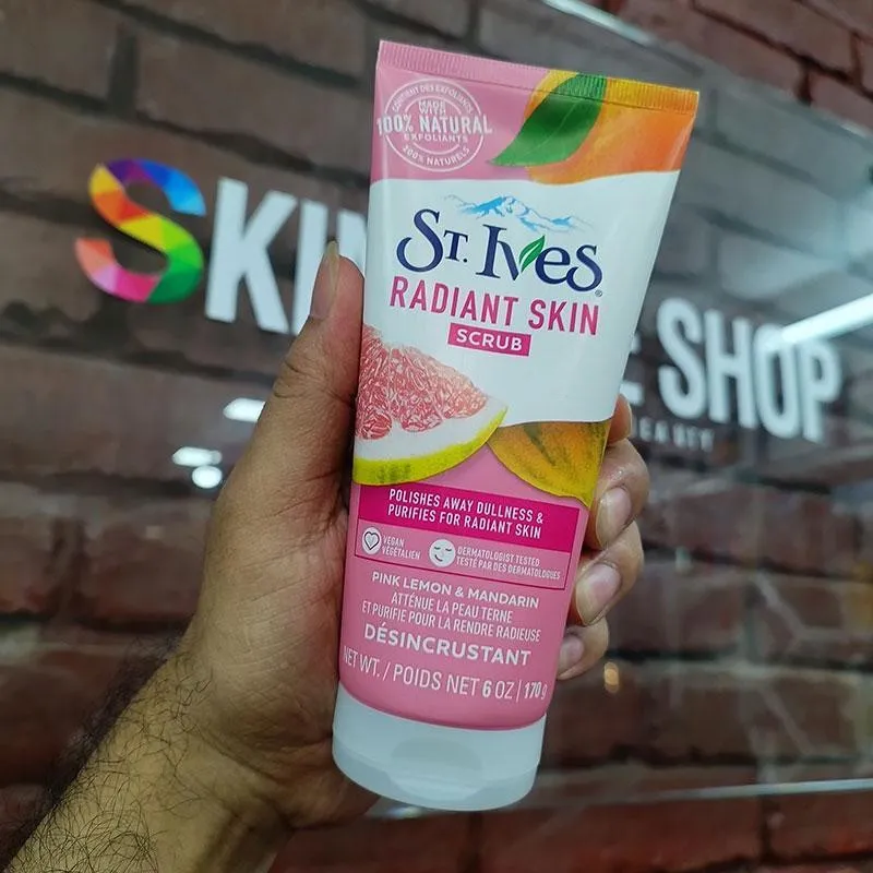 اسکراب صورت اس تی ایوز مدل RADIANT SKIN حجم 170 میلی لیتر - تصویر 2