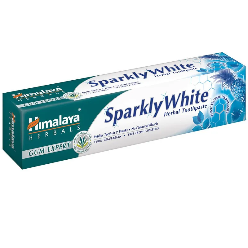 خمیر دندان هیمالیا مدل Sparkly White حجم 75 میلی لیتر