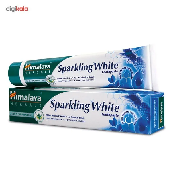 خمیر دندان هیمالیا مدل Sparkly White حجم 75 میلی لیتر - تصویر 5