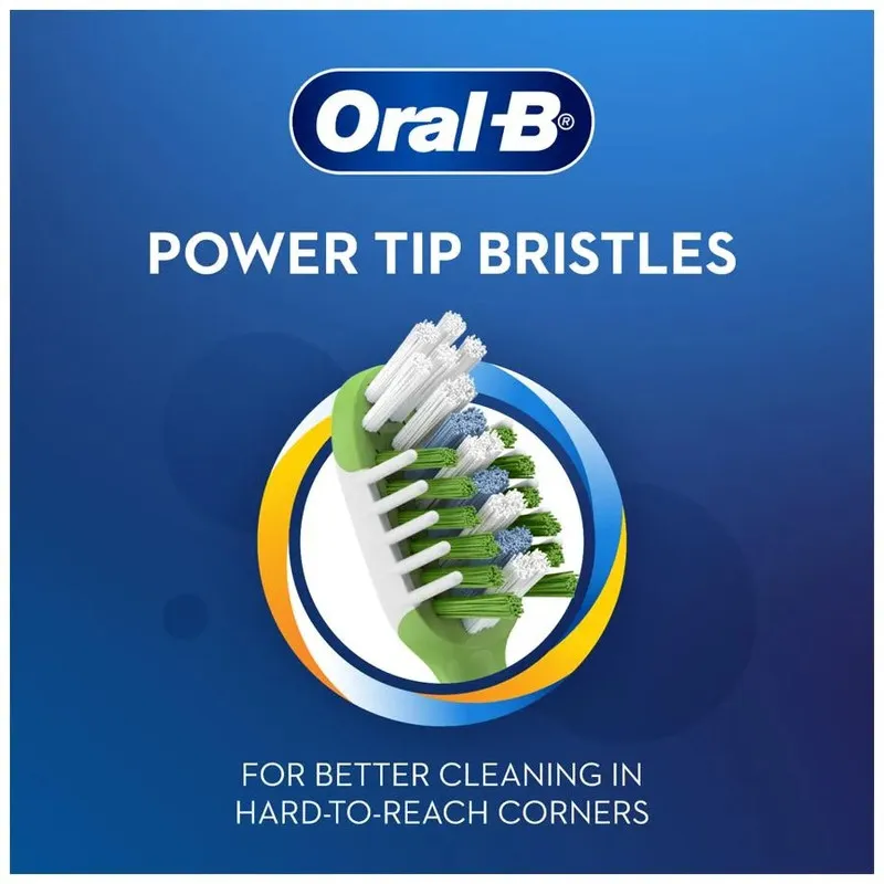 مسواک اورال-بی مدل CRISSCROSS bacteria blast با برس نرم - تصویر 4