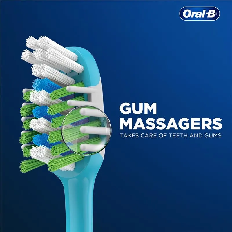 مسواک اورال-بی مدل CRISSCROSS bacteria blast با برس نرم - تصویر 5
